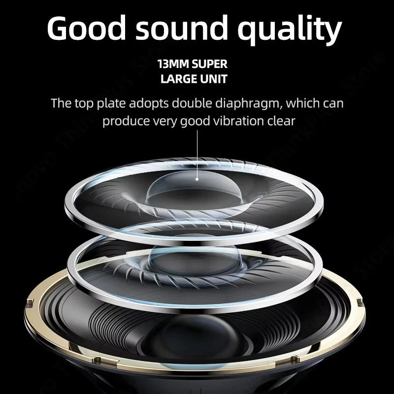 Auriculares Inalámbrico Bluetooth 5.3 con caja Led y 30 hs. de autonomía